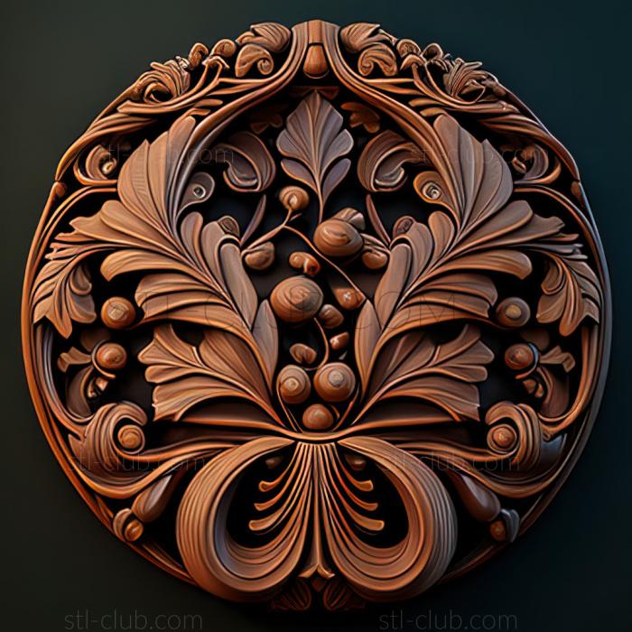 3D model st ornate (STL)